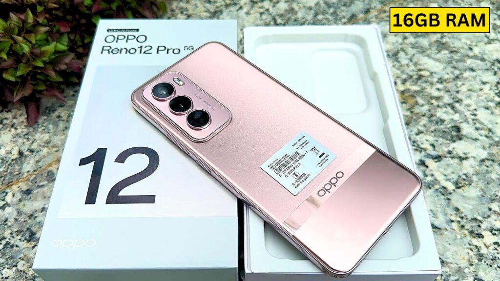 OPPO Reno 12 Pro shining like the moon