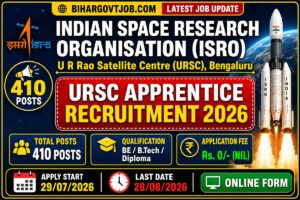 Read more about the article ISRO URSC Apprentice Recruitment 2026 Apply Online