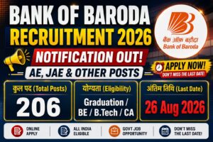 Read more about the article Bank of Baroda Specialist Officer Recruitment 2026 Form Online