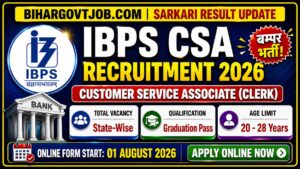 Read more about the article IBPS CSA Recruitment 2026: Apply Online for IBPS Clerk 11,403 Posts Online